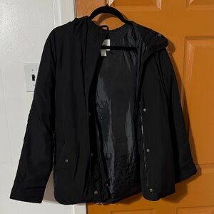Old Navy women Black Raincoat